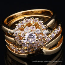2018 arabic fashion 22k anillo de diseño de oro para las mujeres